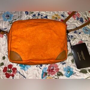Bosca Orange Crossbody Bag